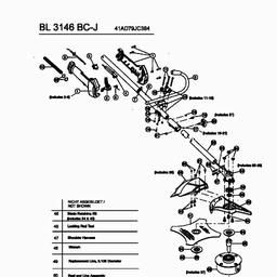 Bolens BL 3146 BC spare parts