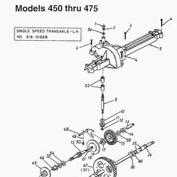 MOWMASTER (1999) RH115 / 13AB450C659 spare parts