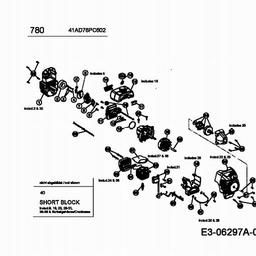 MTD 780 spare parts