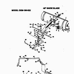 MTD 46"/117cm for 500, 600, 800 Autodrive since 1999 spare parts