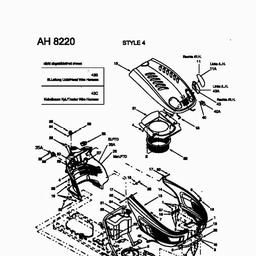 Yard-Man AH 8220 spare parts