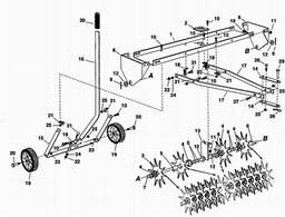 AGRIFAB SPIKE AERATOR 45-0273, 45-0346 spare parts