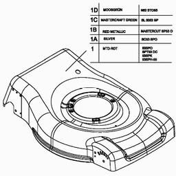 MTD 53 SPO spare parts