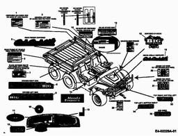 CUB CADET Big Country - 6x4 Utilty Vehicle spare parts