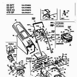 MTD 53 SPT spare parts