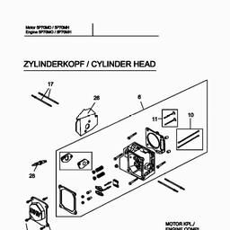 MTD-Engines 5 P 70 MO spare parts