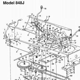 LAWNFLITE (1990) 140-848J611/828 spare parts