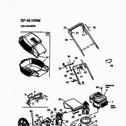 MTD SP 48 HWM spare parts
