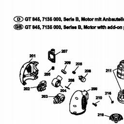Wolf-Garten GT 845 spare parts