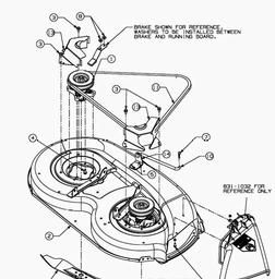 MTD 125/96 spare parts