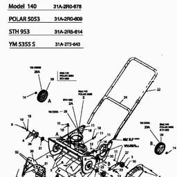Yard-Man YM 5355 S spare parts