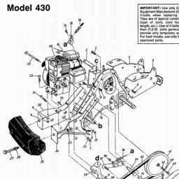 LAWNFLITE (1990) 240-645-611 SHREDDER  spare parts