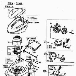 MTD E 38 W spare parts