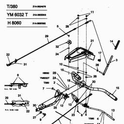 Yard-Man YM 6032 T spare parts
