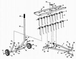 AGRIFAB DE-THATCHER 45-0235, 45-02351, 45-0294, 45-02951 spare parts