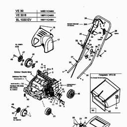 MTD VE 30 spare parts