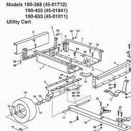 AGRIFAB (2001) 45-01841 / 190-425-000 spare parts