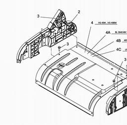 MTD VG 40 spare parts