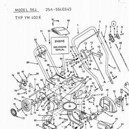 LAWNFLITE (1998) YM400E / 25A-564E643 VAC spare parts