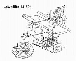 LAWNFLITE (1997) 19-093 Multch kit spare parts