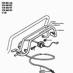 MTD CB 404 SB spare parts