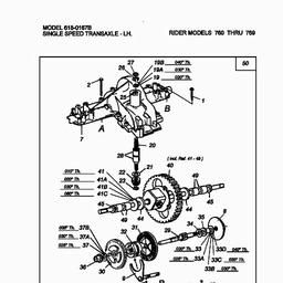 MTD E/130 spare parts