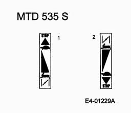 MTD 535 S spare parts