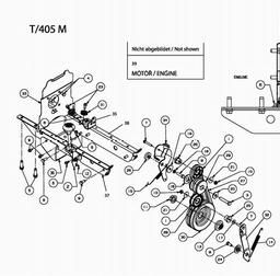 MTD T/405 M spare parts