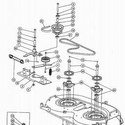 CUB CADET 2165 spare parts
