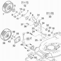 LawnFlite-Pro (2006) 553HWS PRO spare parts