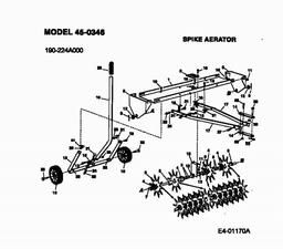 MTD 45-0346  (190-224A000) spare parts