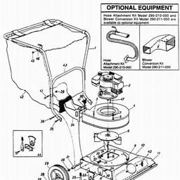 LAWNFLITE (1993) 24-685/689/243-685/689-611 POWER VAC spare parts