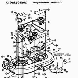 MTD RS 180/107 spare parts