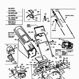 MTD 53 SPO-55 spare parts