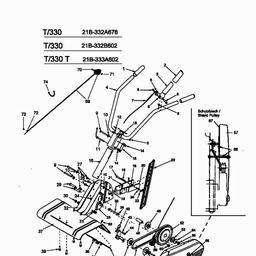MTD T 330/50 spare parts