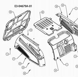 MTD mini RIDER 60 spare parts
