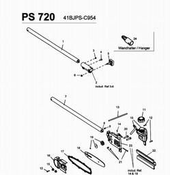 MTD PS 720 spare parts