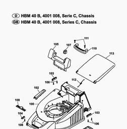 Wolf-Garten HBM 40 B spare parts
