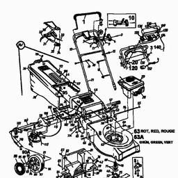 MTD SUPER 53 SE spare parts
