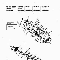 Yard-Man YM 3516 V spare parts