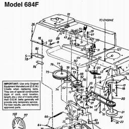 LAWNFLITE (1990) 139-684F611/684 spare parts
