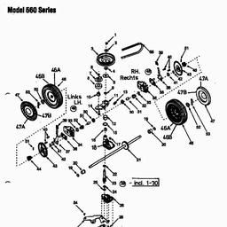MTD SP 53 GHW spare parts