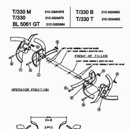 MTD T/330 M spare parts