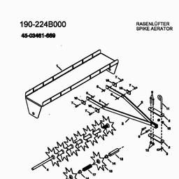 MTD 45-03461-669  (190-224B000) spare parts