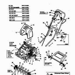 MTD VE 30 spare parts