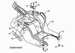 CUB CADET CC 1020 spare parts