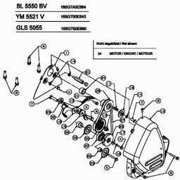 Yard-Man YM 5521 V spare parts
