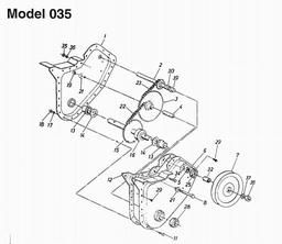 LAWNFLITE (1997) 21-035/216(-035-67897) TILLER spare parts