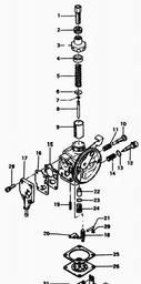 LAWNFLITE (1990) SUPER 100.150 MINI 16 spare parts