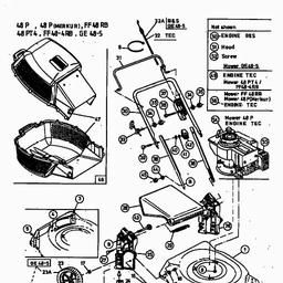 MTD GE 48-5 spare parts